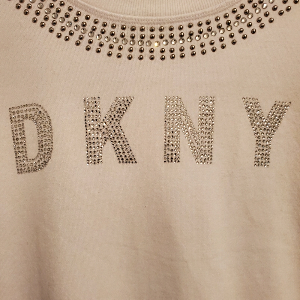 DKNY scoop neck sweater.